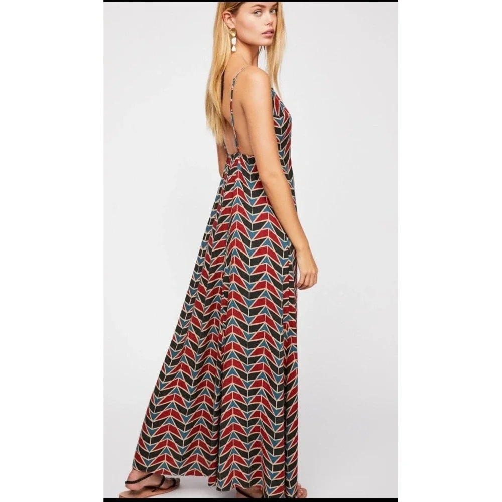 Free People sleeveless chevron
